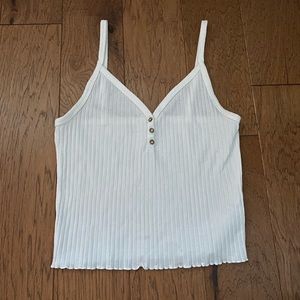 american eagle white tank top